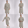 SoundSleep Long Kimono Waffle Robe Unisex Beige L/XL (2800005061413)