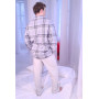 Мужская пижама фланелевая SoundSleep Flanel Cоzy Grey фланель клетка серая XL (2800005002034)