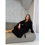 Bathrobe SoundSleep Kimono Terry S/M Black (2800005040456)