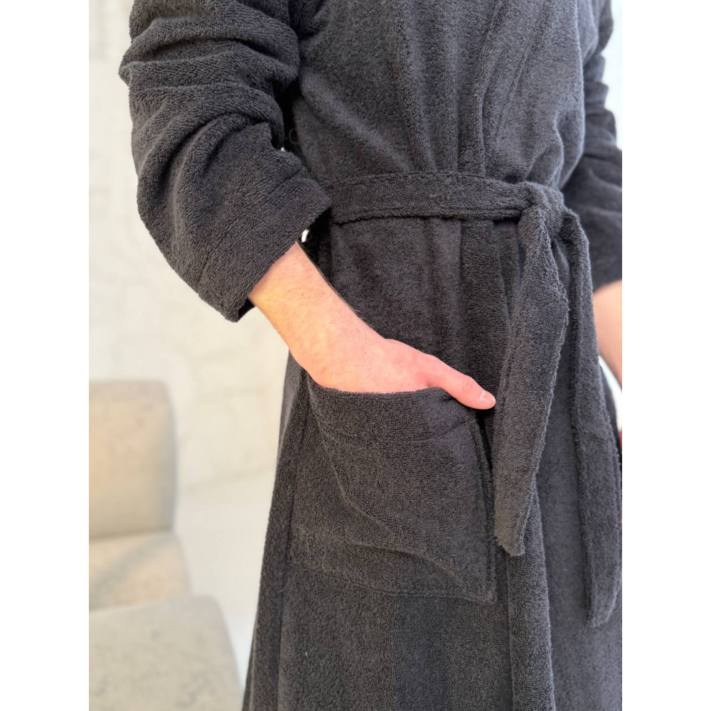 Bathrobe SoundSleep Kimono Terry S/M Black (2800005040456)