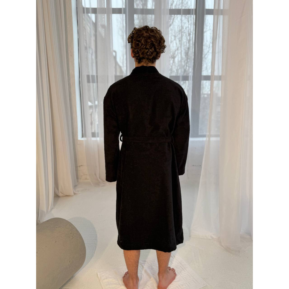 Bathrobe SoundSleep Kimono Terry S/M Black (2800005040456)