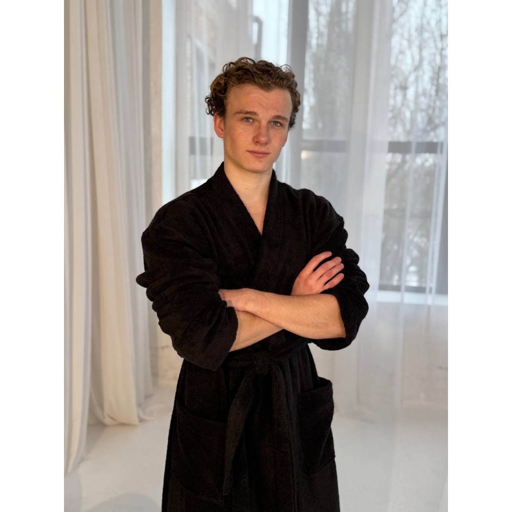 Bathrobe SoundSleep Kimono Terry L/XL Black (2800005040463)