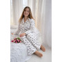 Women's flannel pajamas SoundSleep Flanel Heart Grey white XXL (2800005001969)