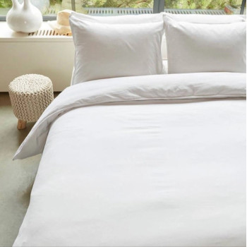 Duvet cover TM Emily made of 130g white calico 160x220 cm