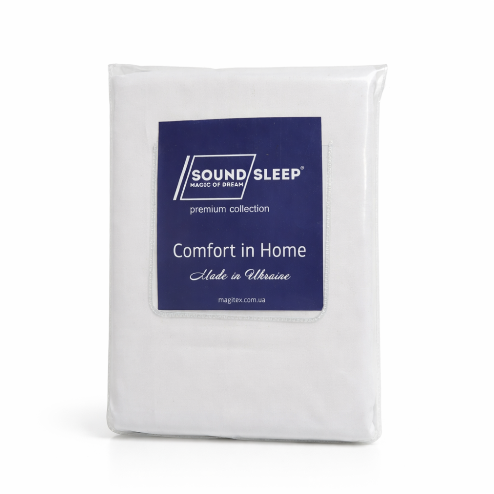 Наволочка SoundSleep Gloss 280 ТС сатин 70х70 см 135г біла (2800004728720)
