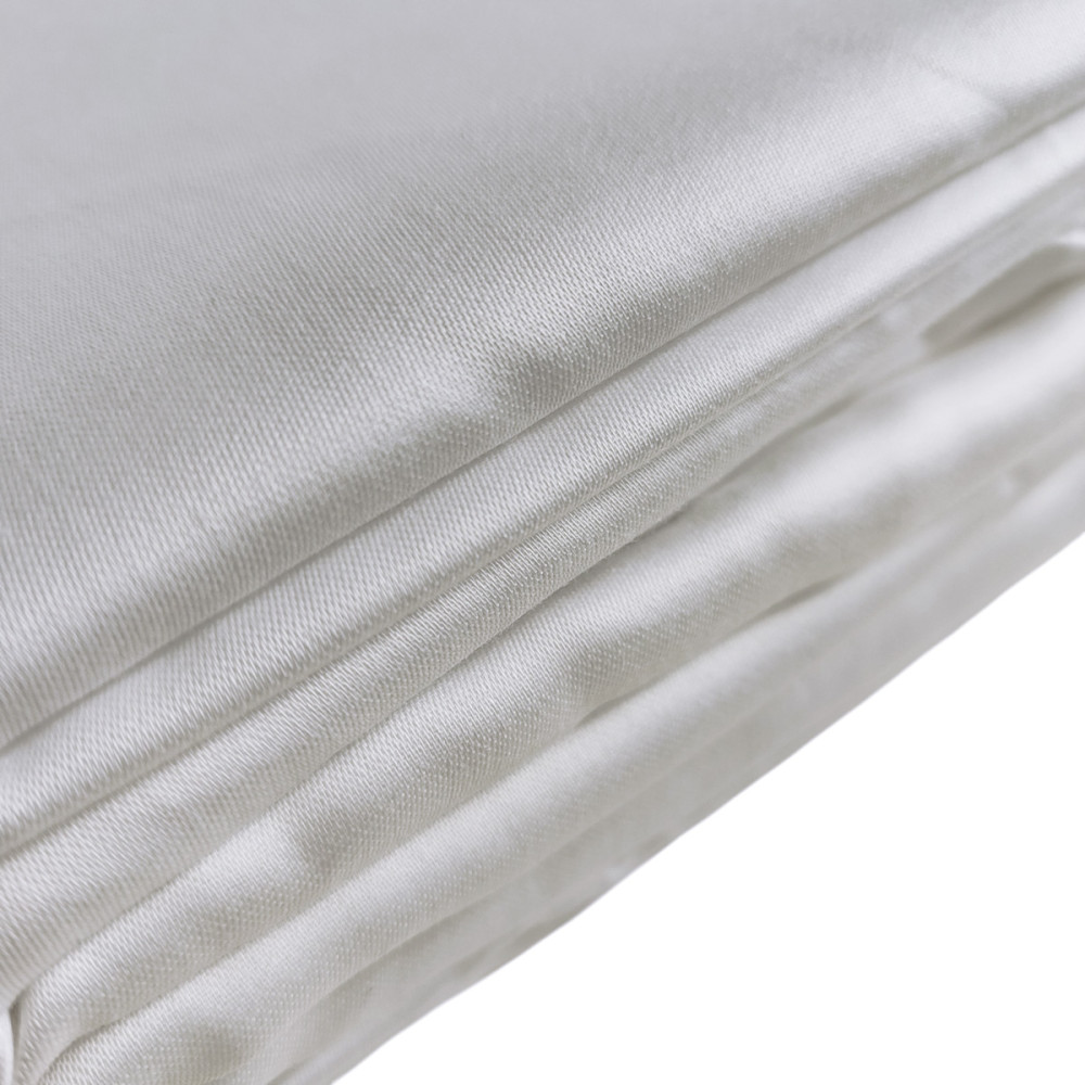 Bed linen set SoundSleep Lelitt White satin family 160x220cm (2800005059380)