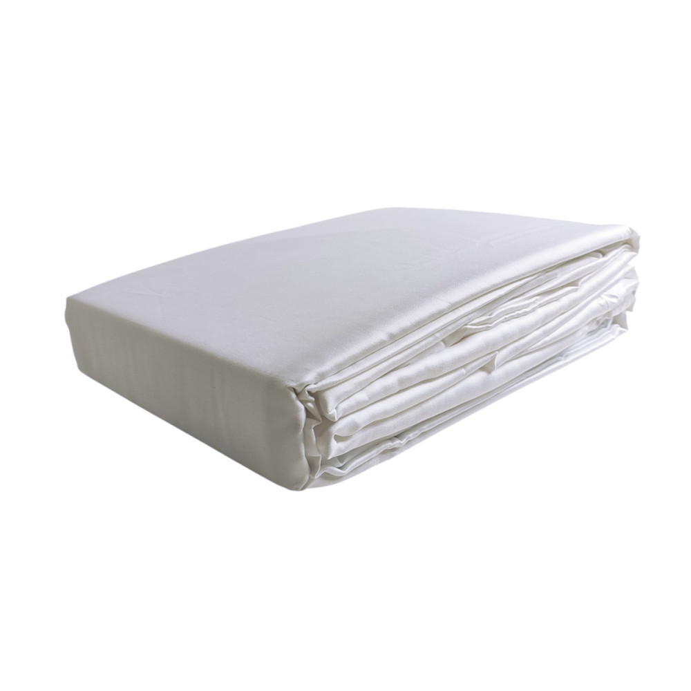 Bed linen set SoundSleep Lelitt White satin family 160x220cm (2800005059380)