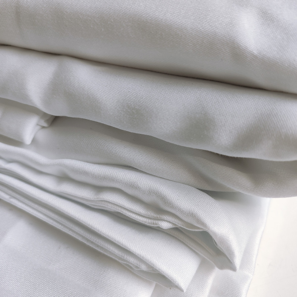 Bed linen set SoundSleep Lelitt White satin family 160x220cm (2800005059380)