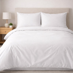 Bed linen set SoundSleep Lelitt White satin euro 200x220 cm (93568425)