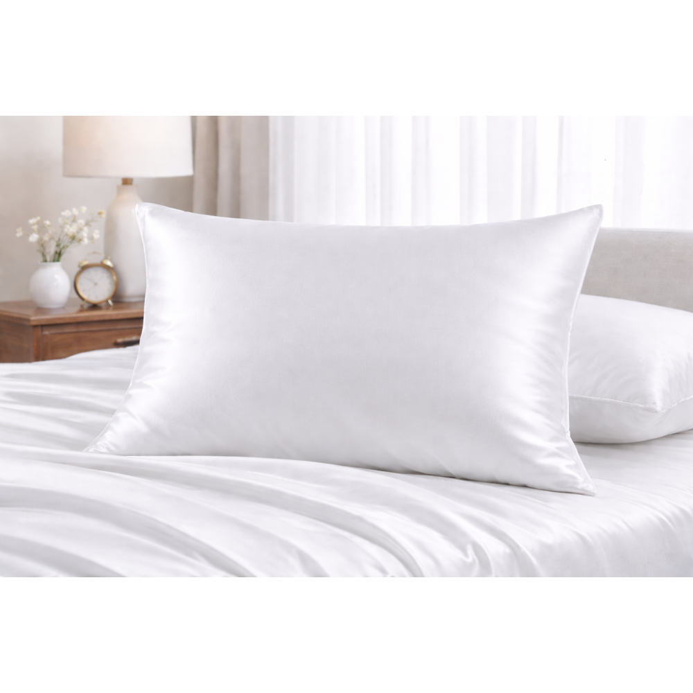 Pillowcase SoundSleep Luxion Satin 40x60 cm White (2800005154078)