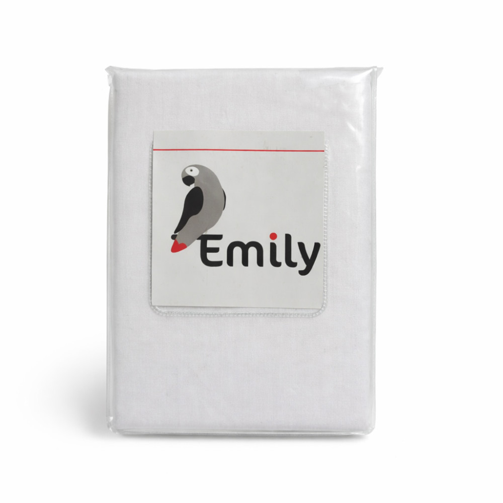 Set of pillowcases SoundSleep Frosty calico 70x70 cm white (94016598)