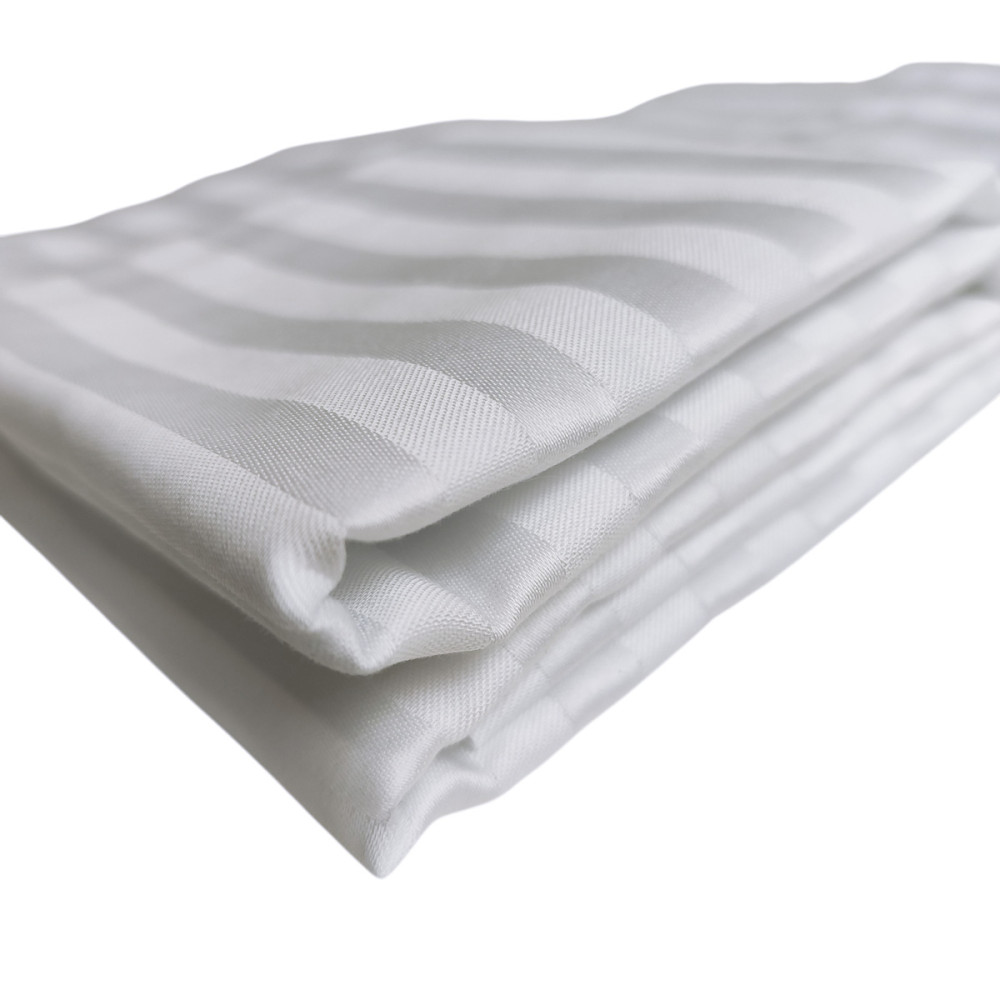Pillowcase Stripe Sence SoundSleep satin stripe white 40x60 cm (2800005053630)