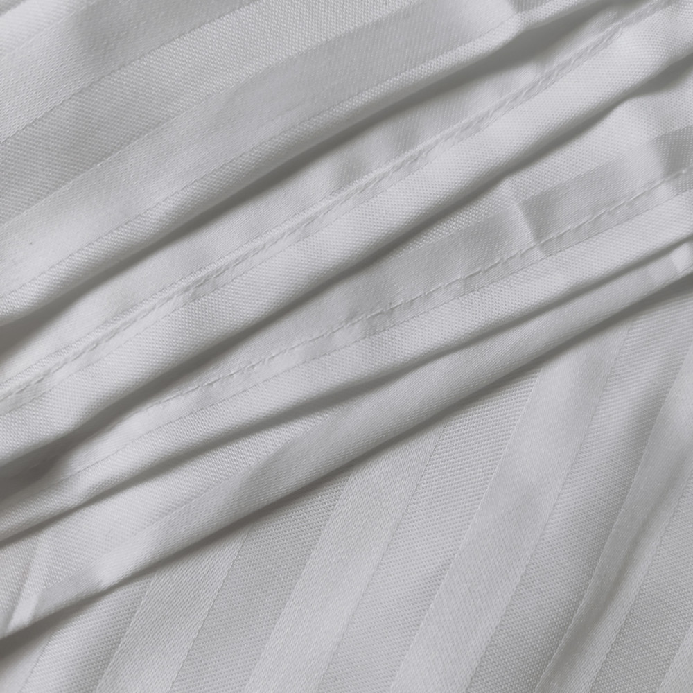 Pillowcase Stripe Sence SoundSleep satin stripe white 40x60 cm (2800005053630)
