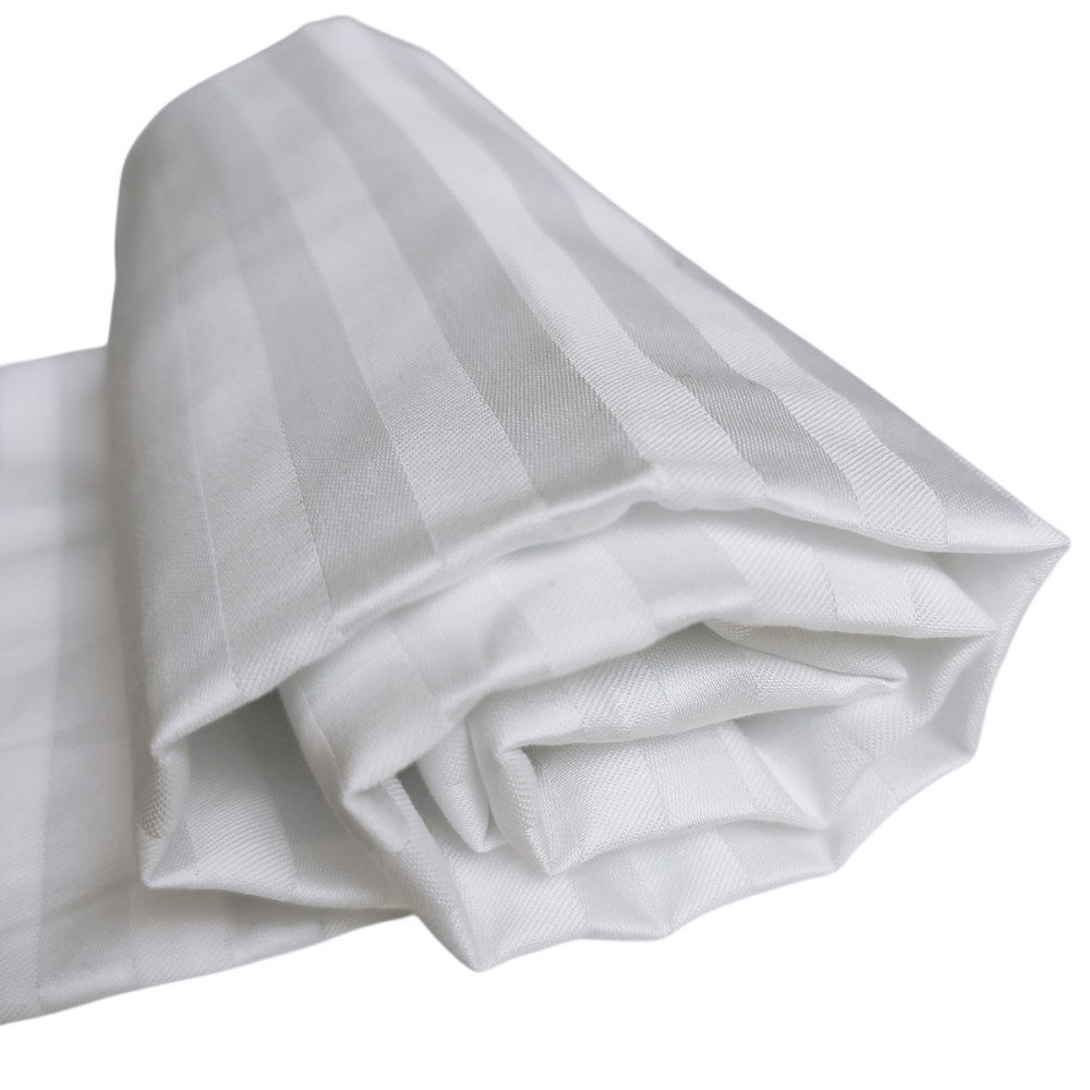 Pillowcase Stripe Sence SoundSleep satin stripe white 40x60 cm (2800005053630)