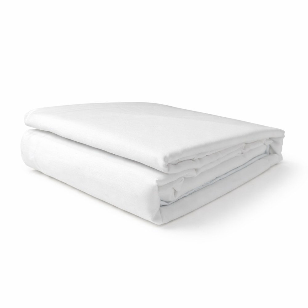SoundSleep Siega satin sheet 200x220 cm white (94297263)