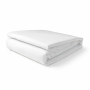 SoundSleep Siega satin sheet 200x220 cm white (94297263)
