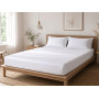 SoundSleep Siega satin sheet 200x220 cm white (94297263)