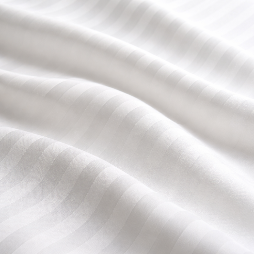 Простирадло SoundSleep Stripe сатин-страйп 220х240 см білий (93951487)