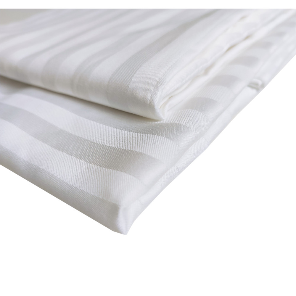 Простирадло SoundSleep Stripe сатин-страйп 220х240 см білий (93951487)