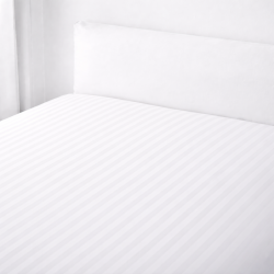 Простирадло Stripe SoundSleep сатин-страйп 210х270 см біле (94297126)