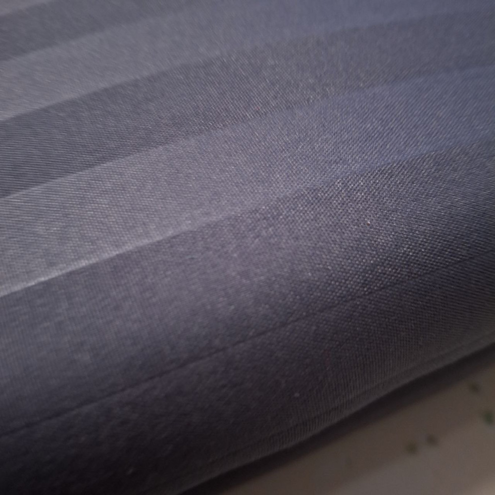 Bed Linen Set Emily Fiber Gray Stripe Microfiber Single 140x205 cm Gray (2800005052916)