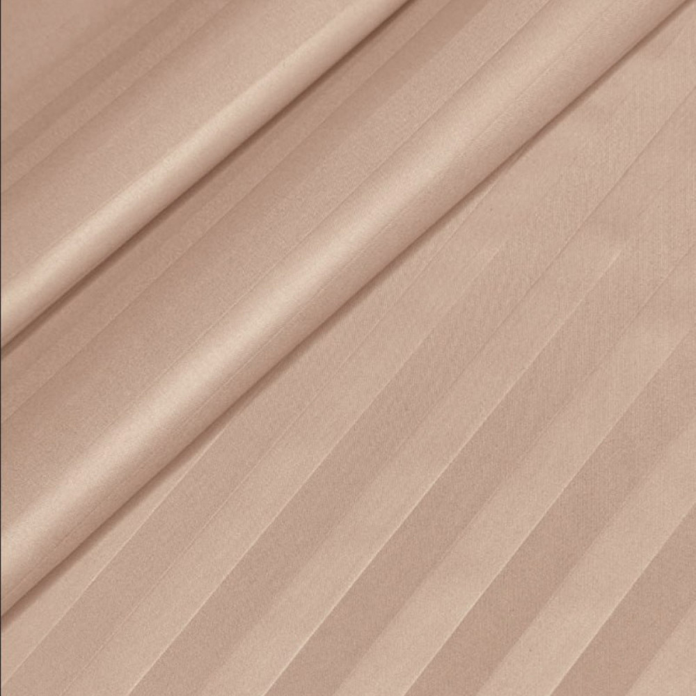 Bed Linen Set Emily Fiber Beige Stripe Microfiber double euro 200x220 cm (2800005054231)