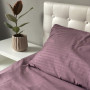 Bed linen set Emily Fiber Violet Stripe microfiber double 175x205 cm (2800005054217)