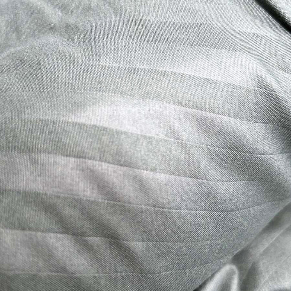 Pillowcase Emily Fiber Light Gray Stripe microfiber 70x70 cm (2800005078985)