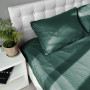 Bedding set Emily Fiber Green Stripe microfiber double 175x205 cm green (94193695)