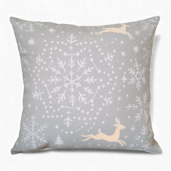Decorative pillowcase SoundSleep Wheel of Fortune 45x45 cm calico grey (2800004903868)