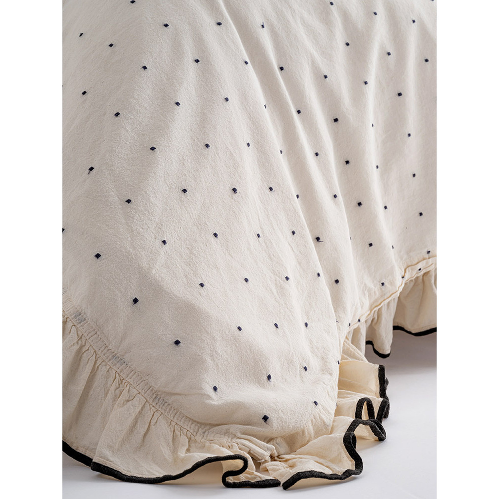 SoundSleep Garmentwashed Point Pas a Pas Exclusive Beige Euro-Size Bedding Set 200 x 220 cm (2800005241310)