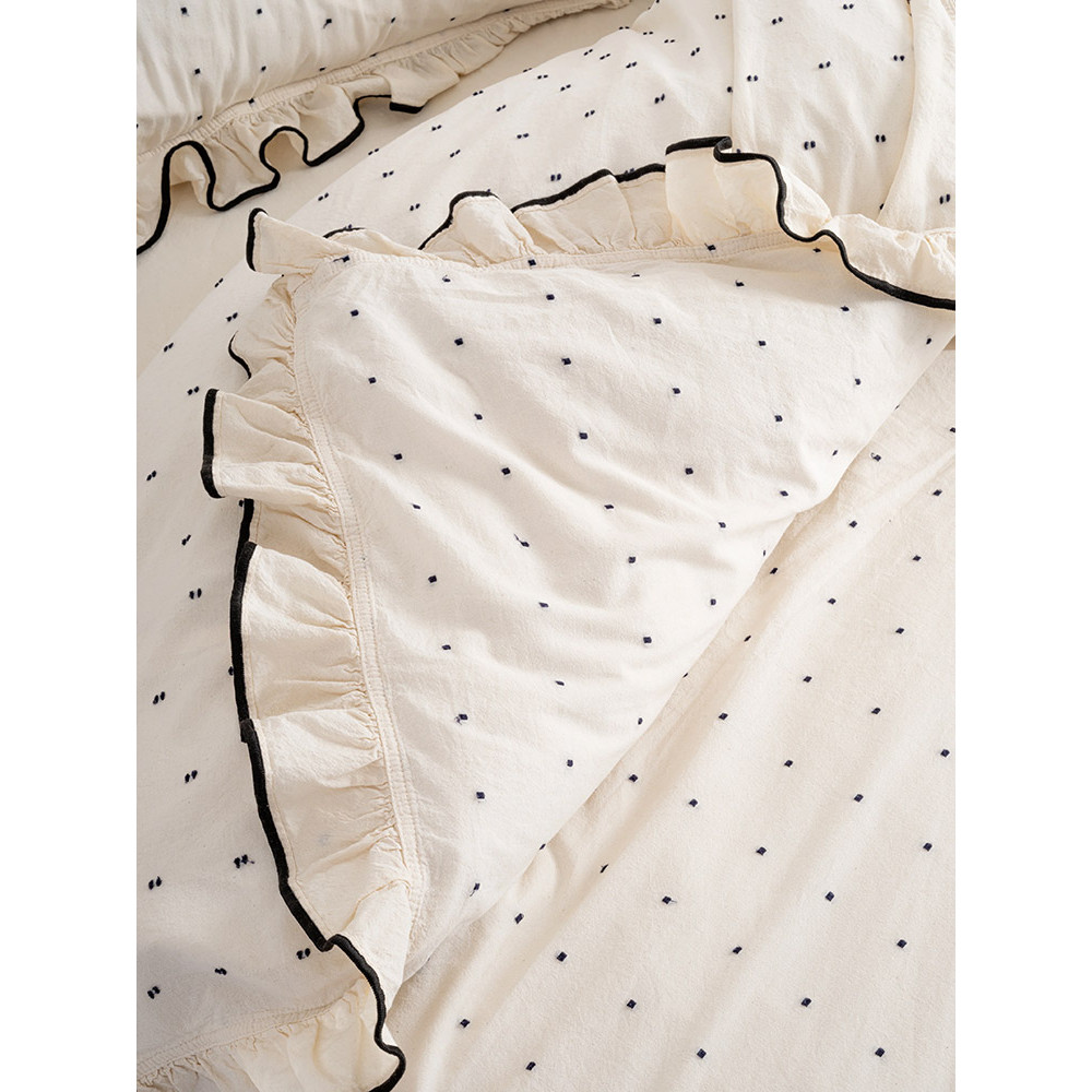 SoundSleep Garmentwashed Point Pas a Pas Exclusive Beige Euro-Size Bedding Set 200 x 220 cm (2800005241310)