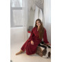 Bathrobe SoundSleep Glory kimono terry Unisex S-M bordo (94336108)