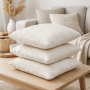 Pillow Emily Manner Beige decorative velsoft 45x45 cm (2800005112191)