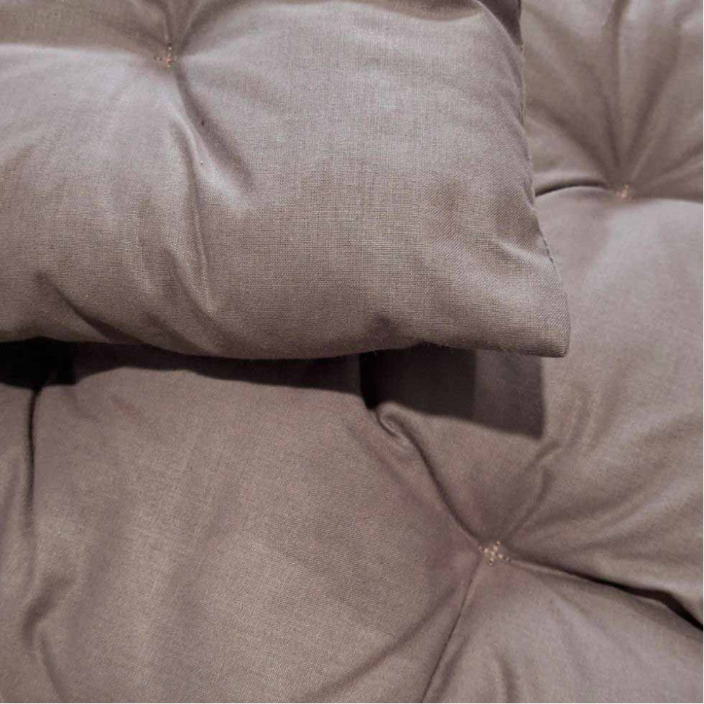 Набор из 4 подушек для стула SoundSleep Porto бязь 40х40 см шоколад (2800004778619)