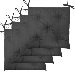 Set of 4 cushions for SoundSleep Porto chair calico 40x40 cm dark gray (2800004778602)