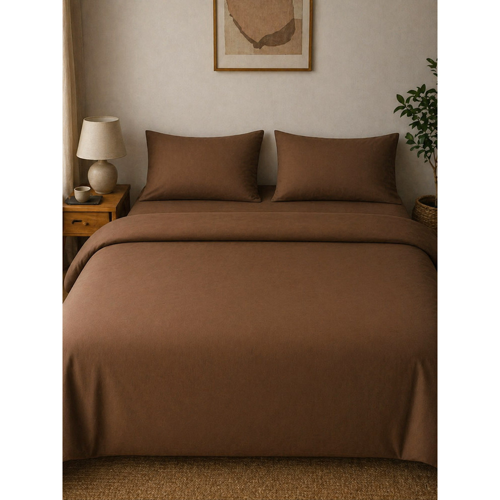 Наволочка SoundSleep Brown ранфорс 40х60 см коричнева (2800005145342)