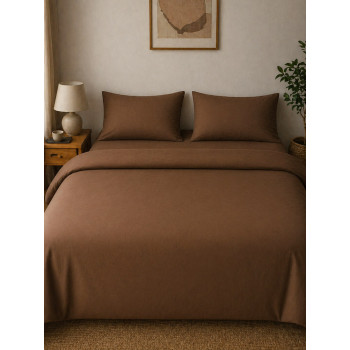 Наволочка SoundSleep Brown ранфорс 40х60 см коричнева (2800005145342)
