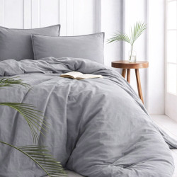 Наволочка SoundSleep Stonewash Adriatic Gray 40х60 см сіра (2800005146066)