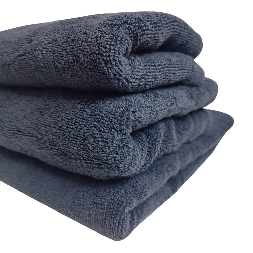 SoundSleep Delicat 3-piece terry towel set with loop 500g dark grey (2800005052312)