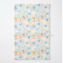 Waffle Kitchen Towel Emily Chickens and Bunnies Easter 30x50 cm turquoise (2800005086140)