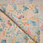 Waffle Kitchen Towel Emily Chickens and Bunnies Easter 30x50 cm turquoise (2800005086140)