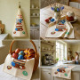 Kitchen towel Emily Delicious Easter Easter waffle 50x60 cm beige (2800005086157)