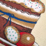 Kitchen towel Emily Delicious Easter Easter waffle 50x60 cm beige (2800005086157)