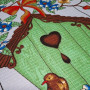 Set of 3 Easter waffle kitchen towels Emily Easter-2 50x60 cm blue (2800005086218)