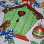 Kitchen towel Emily Happy Great Day Easter waffle 50x60 cm blue (2800005086195)