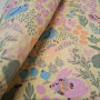 Waffle Kitchen Towel Emily Chickens and Bunnies Easter 30x50 cm Lilac (2800005086133)