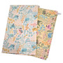 Waffle Kitchen Towel Emily Chickens and Bunnies Easter 30x50 cm Lilac (2800005086133)