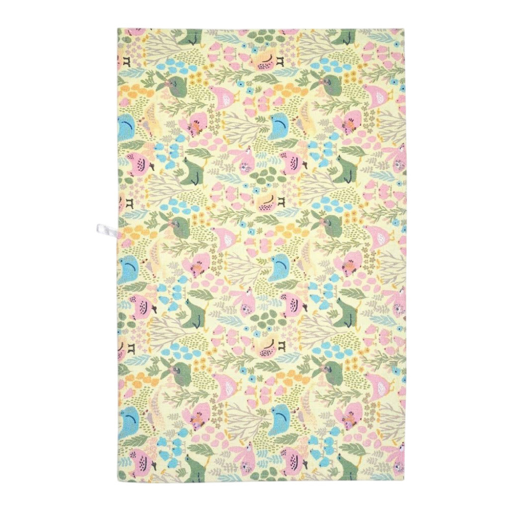 Waffle Kitchen Towel Emily Chickens and Bunnies Easter 30x50 cm Lilac (2800005086133)