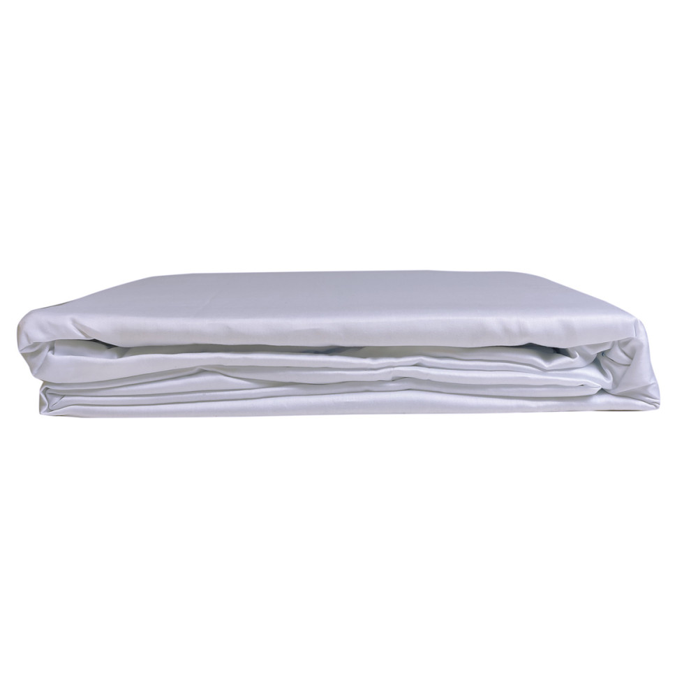 Bed Linen Set SoundSleep Luxion Satin double euro 200x220 cm White 140g (2800004971553)